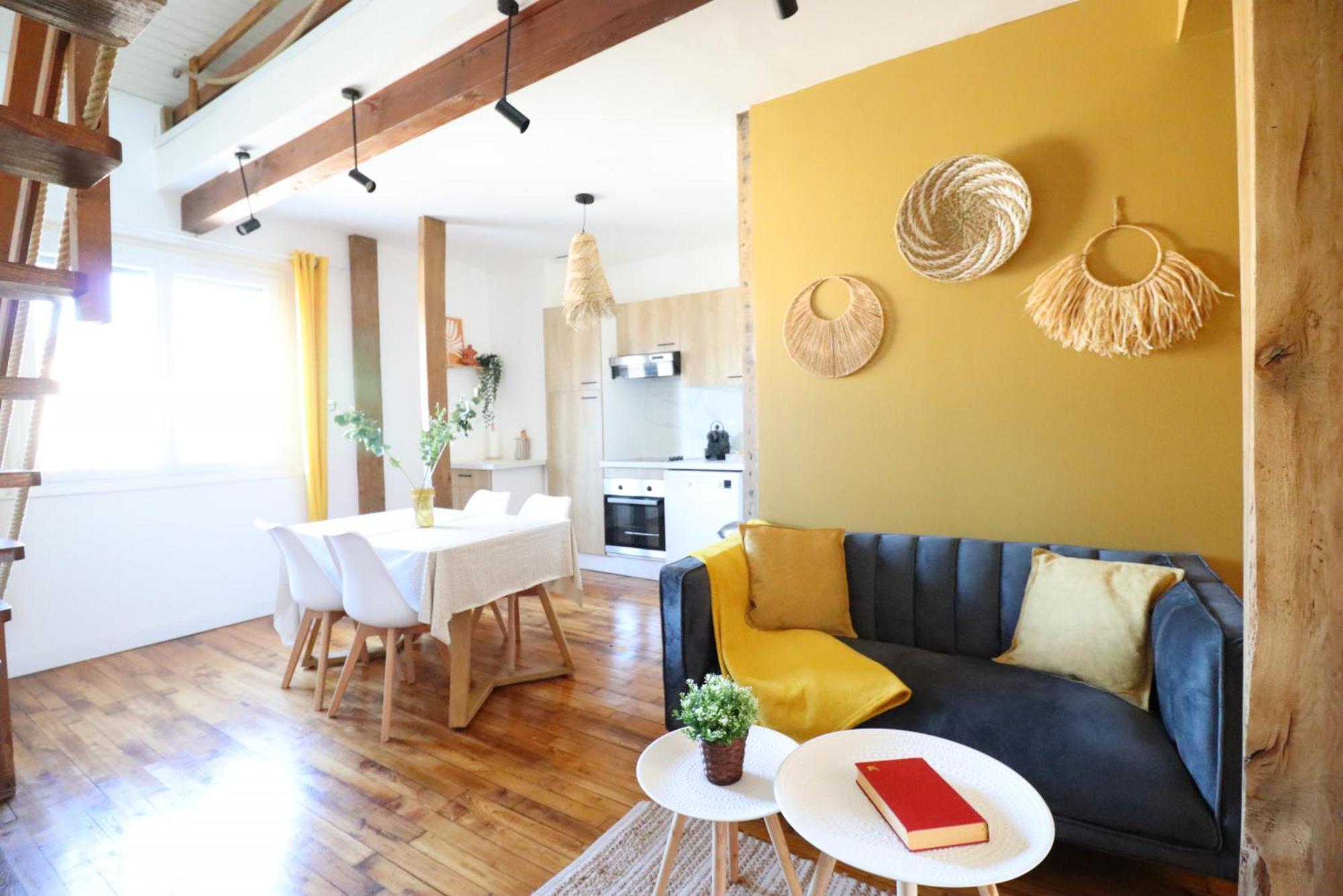 Le Boho - Charmant T3 Avec Climatisation Et Fibre Bergerac Oda fotoğraf