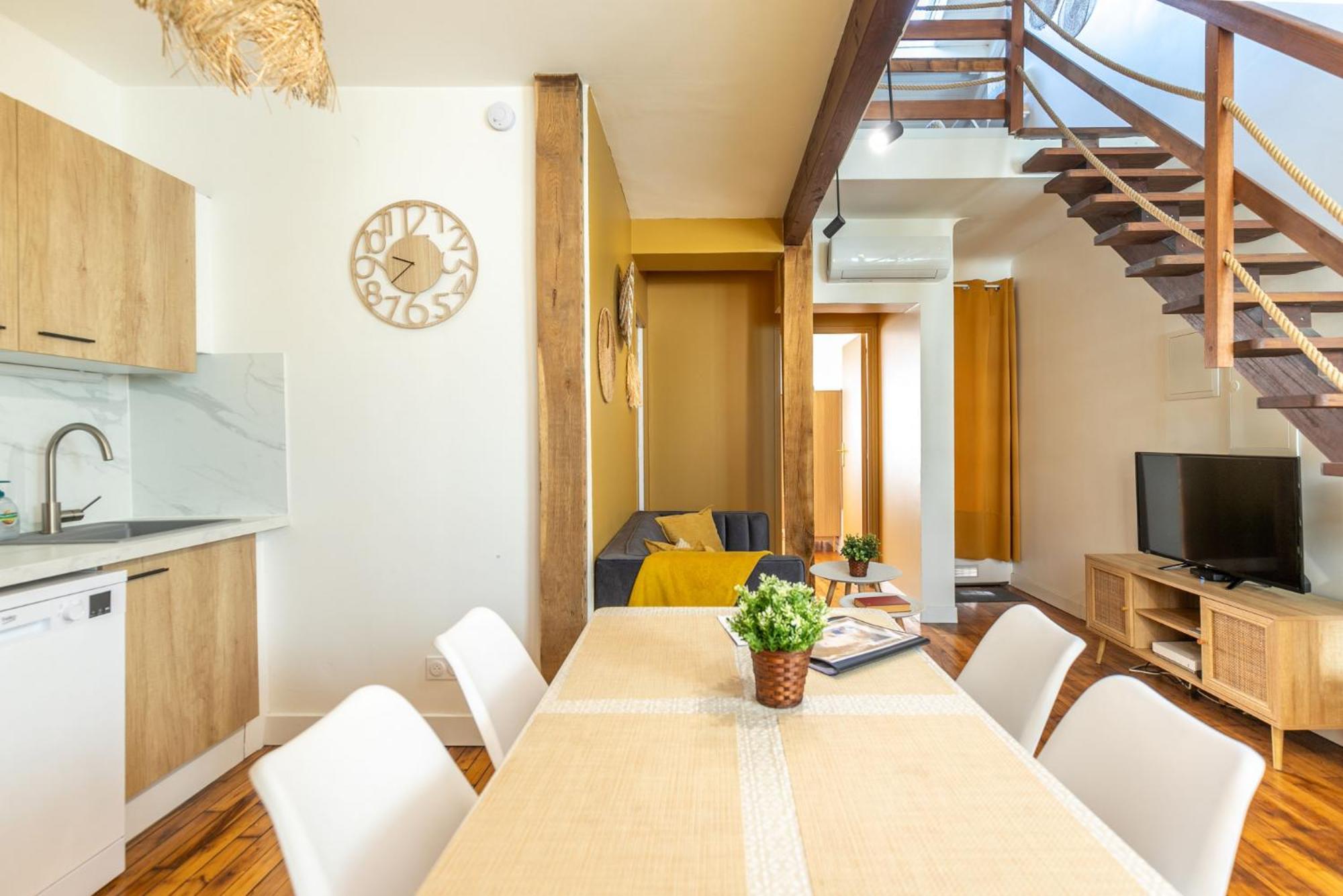 Le Boho - Charmant T3 Avec Climatisation Et Fibre Bergerac Dış mekan fotoğraf